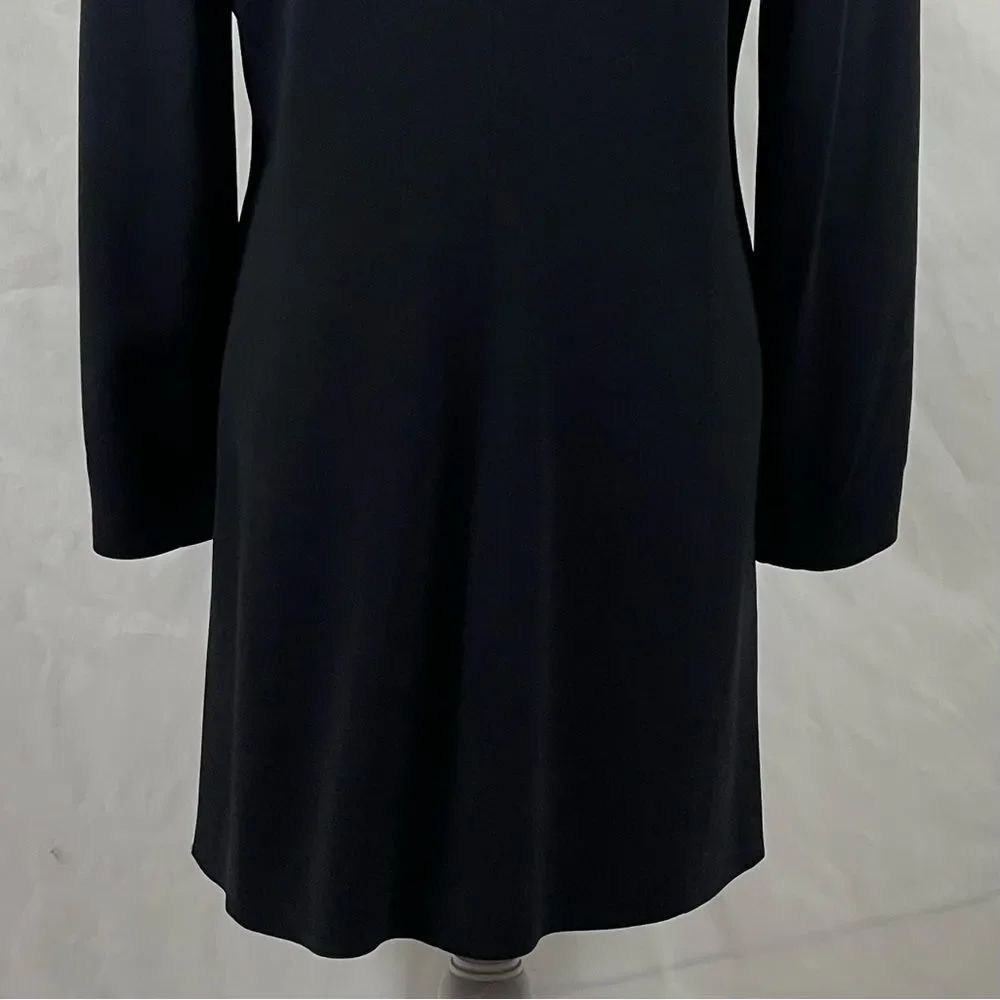John Meyer Black Wool Blend Long Jacket NWOT Size 8